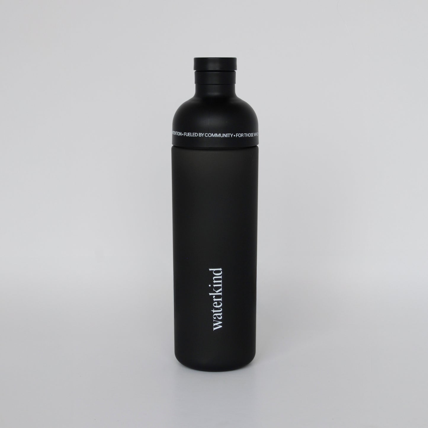 Waterkind Hydration Bottle – Matte Black (600ml)