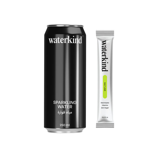 Sparkling Water 24-Pack + 10 Salt Lime Sachets