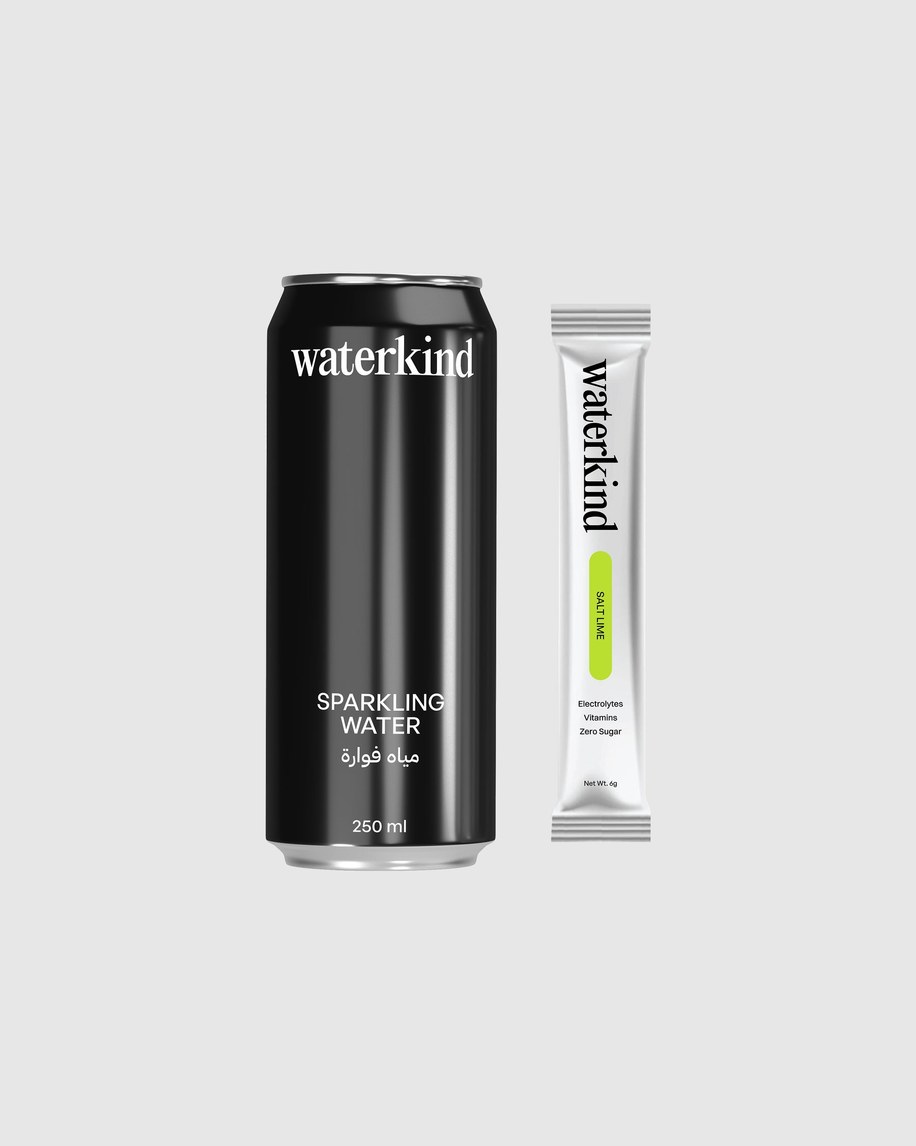 Sparkling Water 4-Pack + 10 Salt Lime Sachets