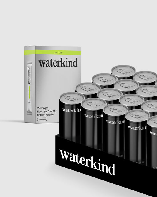 Sparkling Water 24-Pack + 10 Salt Lime Sachets