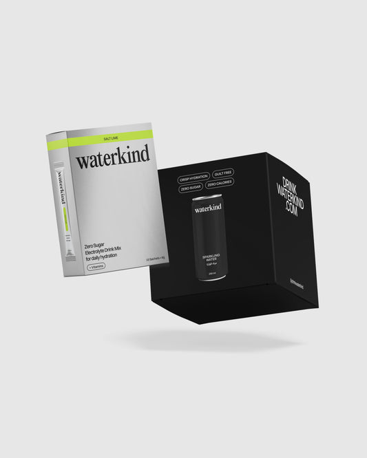 Sparkling Water 4-Pack + 10 Salt Lime Sachets