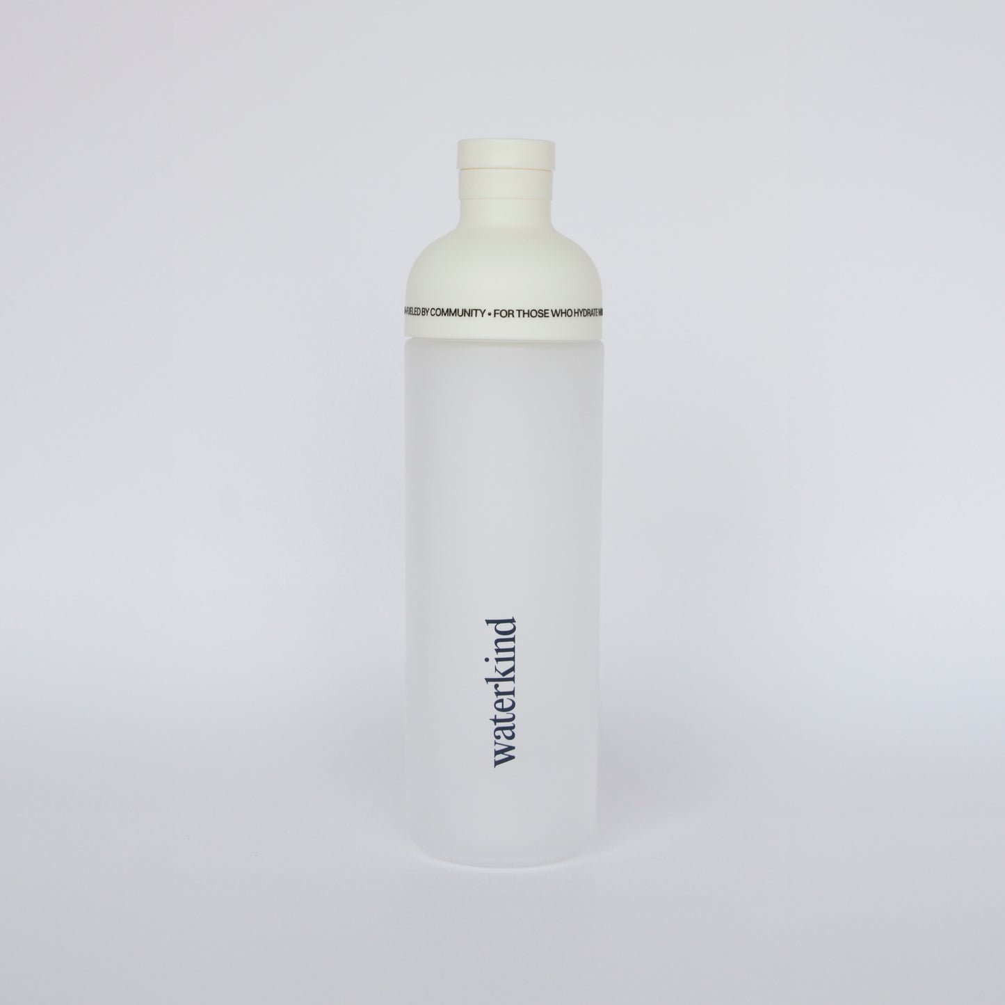 Waterkind Hydration Bottle – Frosted White (600ml)