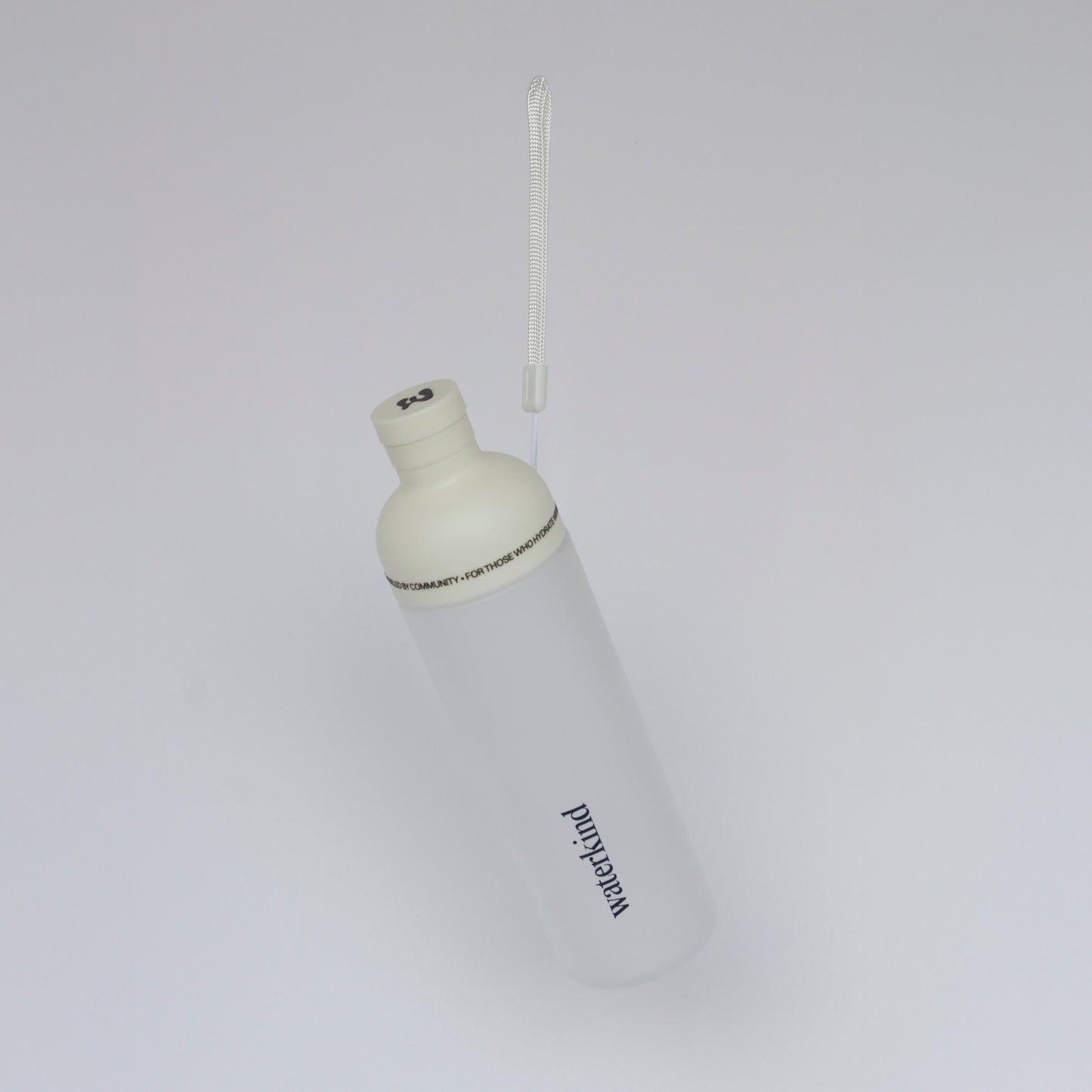 Waterkind Hydration Bottle – Frosted White (600ml)